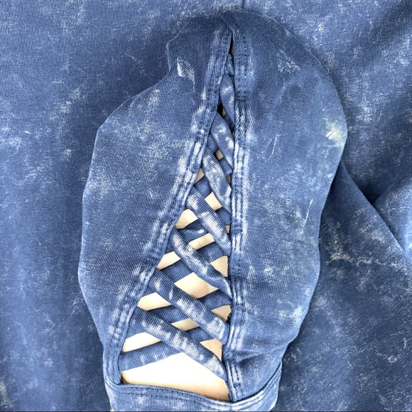 VS PINK Acid Wash Tie Dye Caged Tight Legging Leggings - Picture 4 of 6